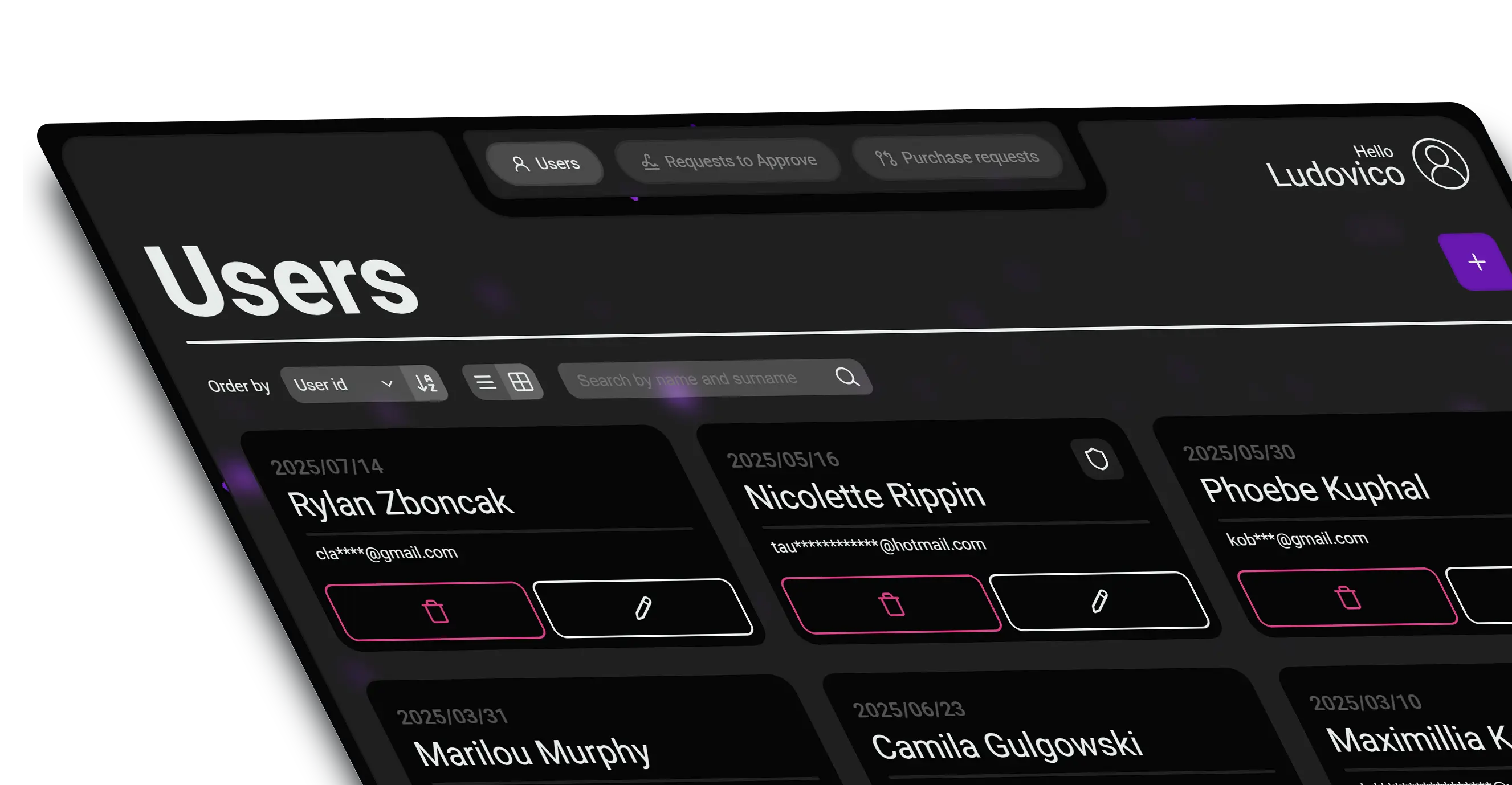 user managment image